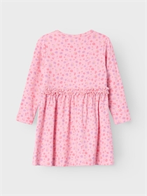 NAME IT Modal Rib Kjole Olea Candy Pink